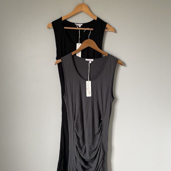 Ingrid & Isabel Dresses & Skirts - Ingrid & Isabel Maternity Dress Sleeveless Gray Black Lot of 2 Women's Large NWT